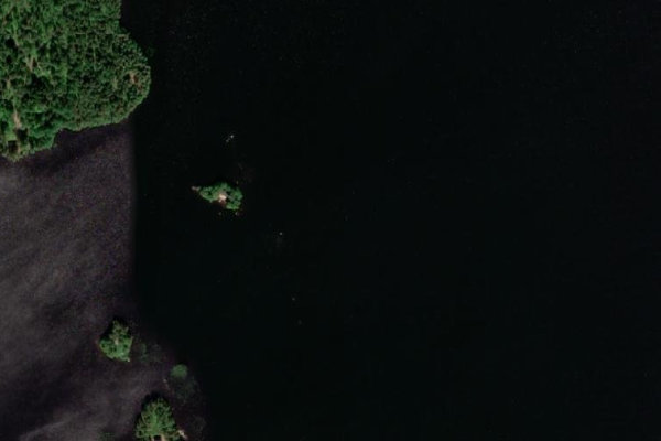 Imagen de satélite del entorno de Elkiänjärvi