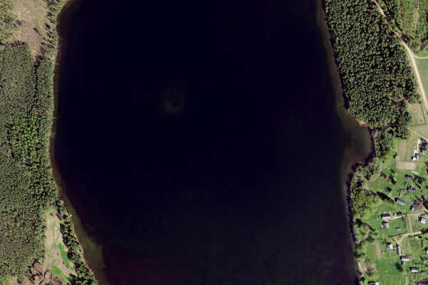Imagen de satélite del entorno de Pulli järv