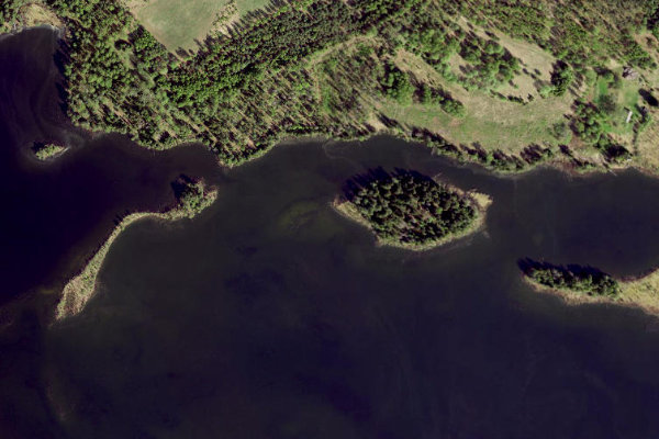 Imagen de satélite del entorno de Hino järv