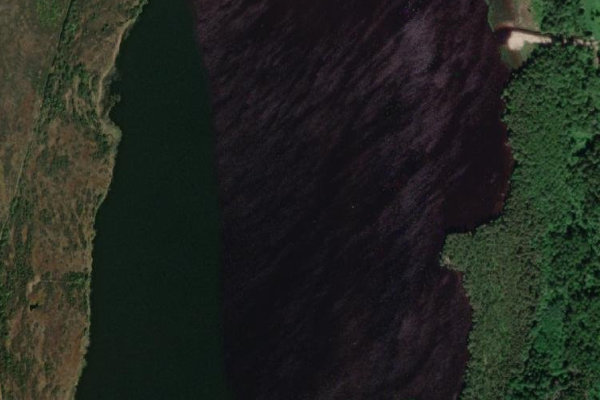 Imagen de satélite del entorno de Rāķis