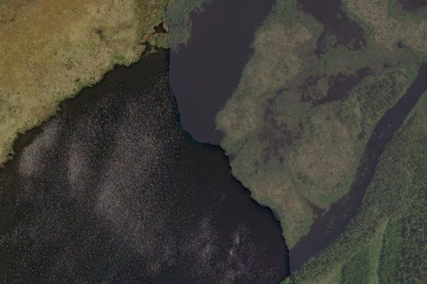 Imagen de satélite del entorno de Dumblis