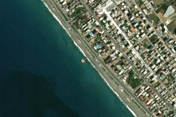 Imagen de satélite del entorno de Beach 69