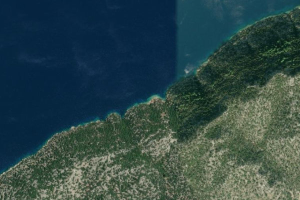 Imagen de satélite del entorno de Batık Liman
