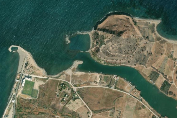 Imagen de satélite del entorno de Güzelhisar Çayı