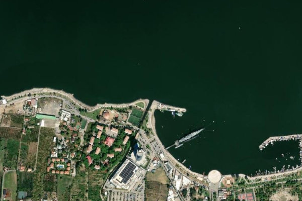 Imagen de satélite del entorno de Ilıca Deresi