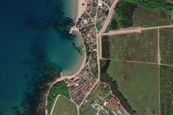 Imagen de satélite del entorno de Paşaağzı