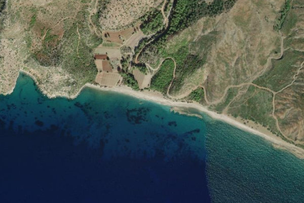 Imagen de satélite del entorno de Wild stone beach