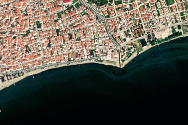 Imagen de satélite del entorno de Şarköy Kordonu