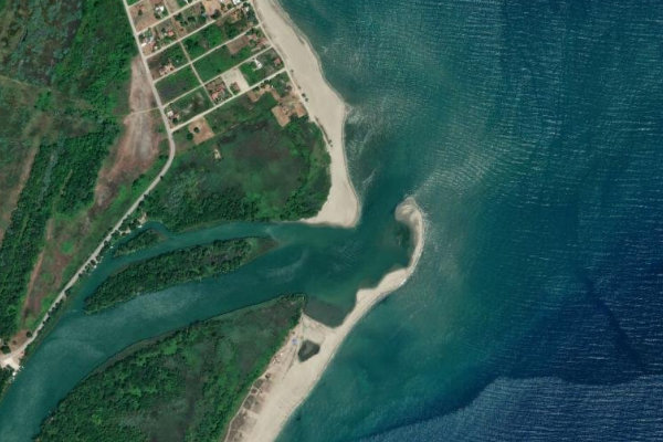 Imagen de satélite del entorno de Pineiós Potamós