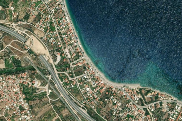Imagen de satélite del entorno de Sikéa