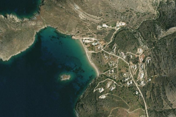 Imagen de satélite del entorno de Delphini Beach