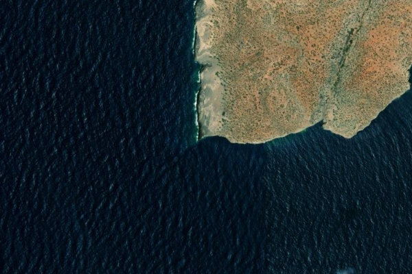 Imagen de satélite del entorno de Ákra Líthino
