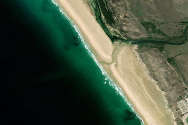 Image satellite des environs de Rio de la Vega