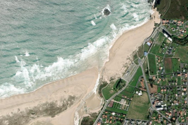 Image satellite des environs de Ferrol · secteur d’embouchure 4
