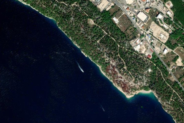 Image satellite des environs de Dugiš