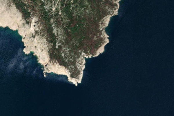 Image satellite des environs de Kalić