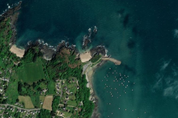 Image satellite des environs de Beg Douar