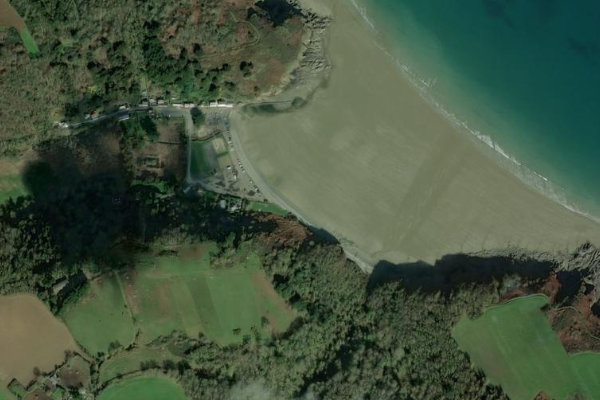 Image satellite des environs de Le Palus