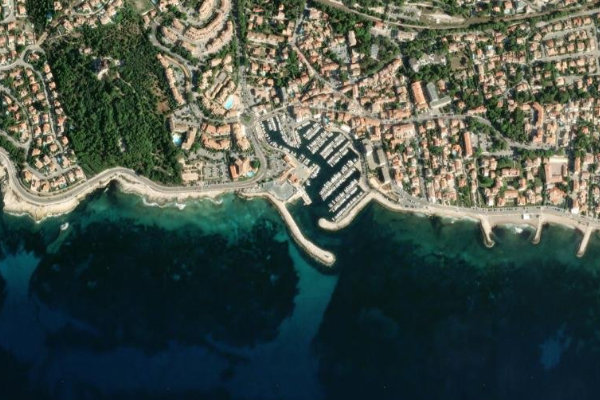Image satellite des environs de Port de Plaisance de Sausset