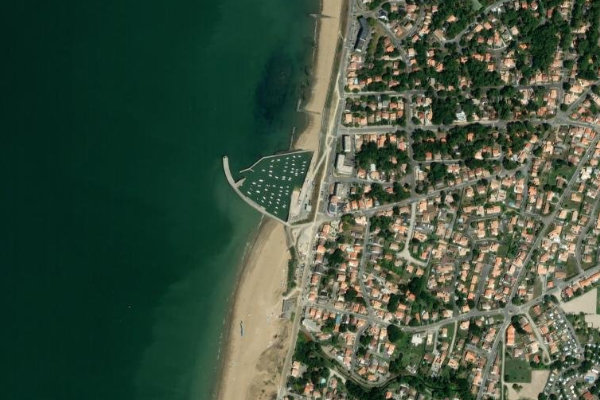 Image satellite des environs de Port de Comberge