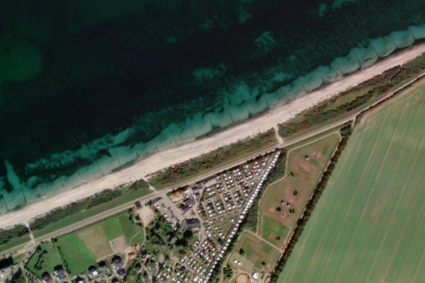 Image satellite des environs de Börgerende