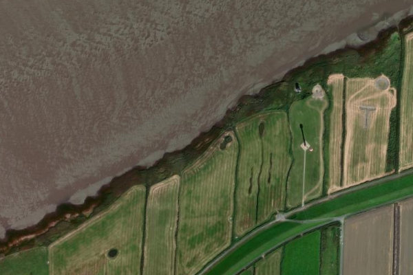 Image satellite des environs de Hörne