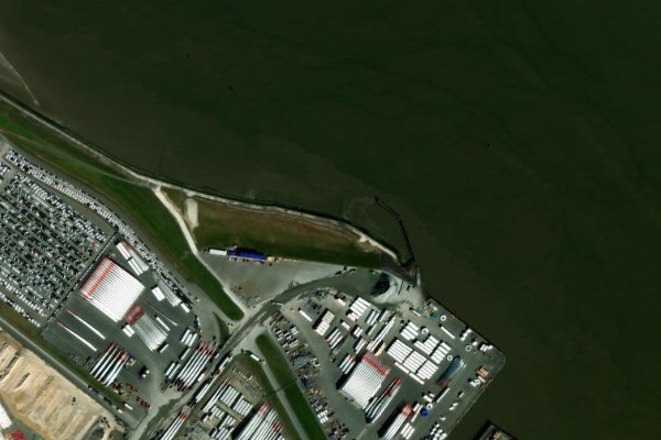 Image satellite des environs de Groden