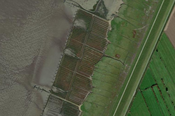 Image satellite des environs de Dorum-Neufeld