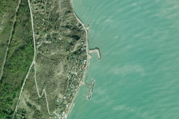 Image satellite des environs de Nos Ekrene