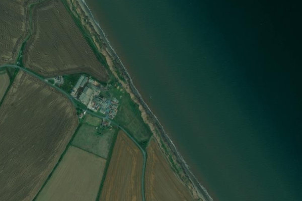 Image satellite des environs de Aldbrough Sands (East Riding of Yorkshire)