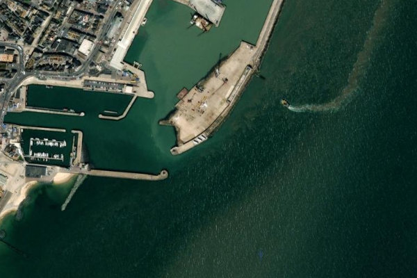 Image satellite des environs de North Pier Extension
