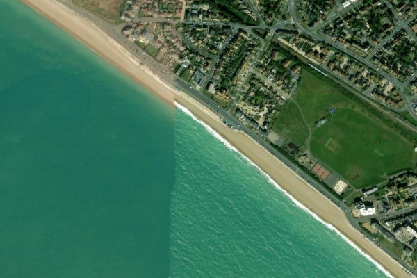 Image satellite des environs de Seaford Bay