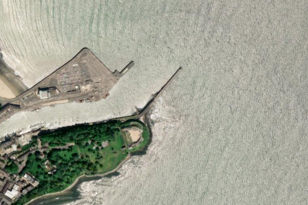 Image satellite des environs de The Mixen