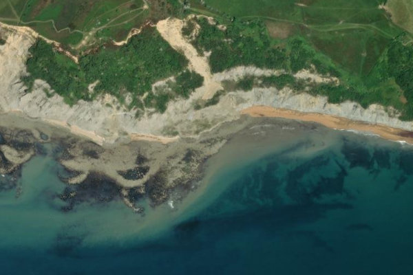 Image satellite des environs de The Corner