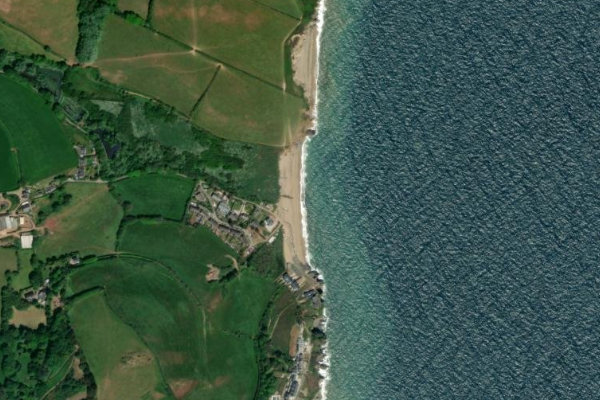 Image satellite des environs de Greenstraight