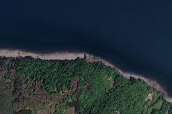 Image satellite des environs de Giant's Rib