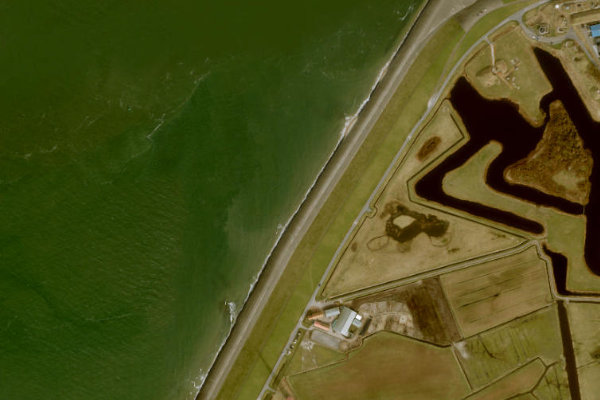 Image satellite des environs de Huisduinen