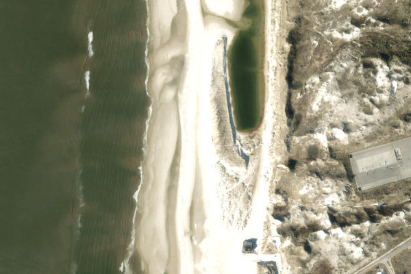 Image satellite des environs de Camperduin
