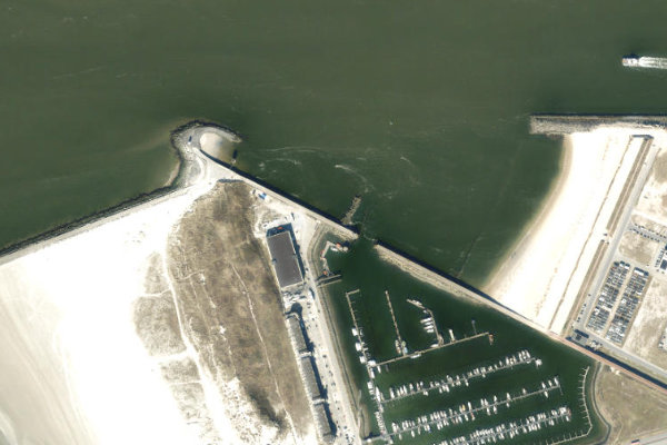 Image satellite des environs de IJmuiden