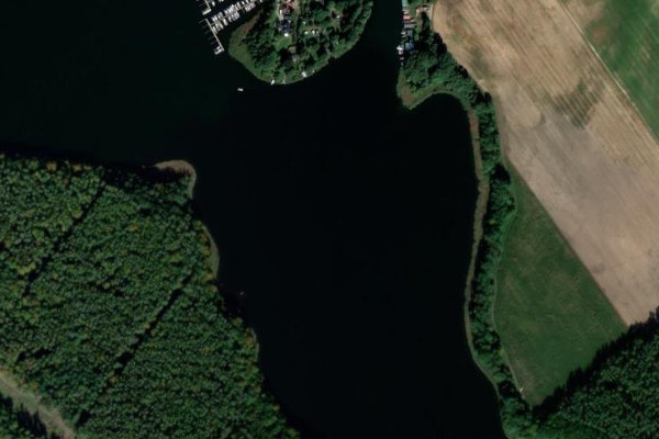 Image satellite des environs de Ellbogensee (Priepert)