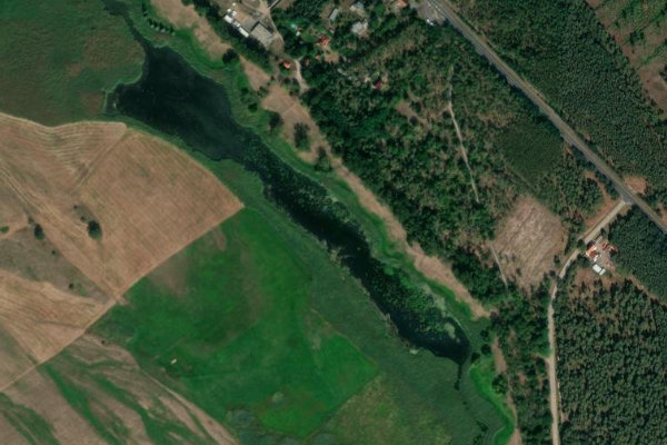 Image satellite des environs de Alte Elbe (Jerichow)