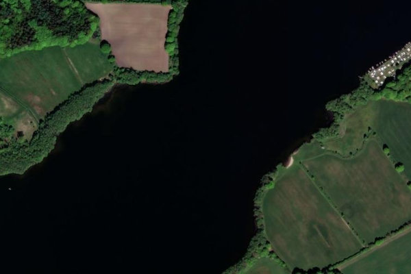 Image satellite des environs de Bistensee