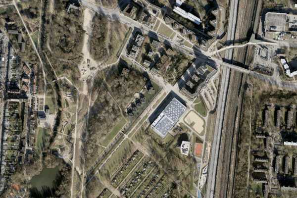 Image satellite des environs de Inselpark