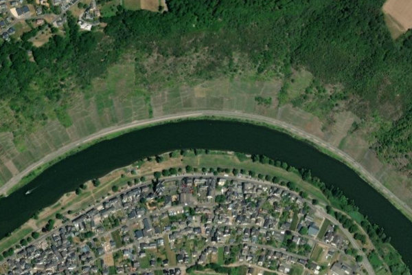 Image satellite des environs de Mosel (Ernst)