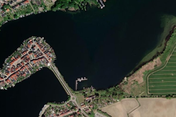 Image satellite des environs de Malchower Stadtsee