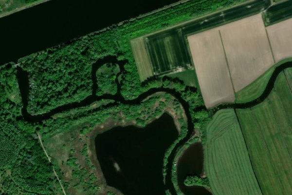 Image satellite des environs de Haaler Au