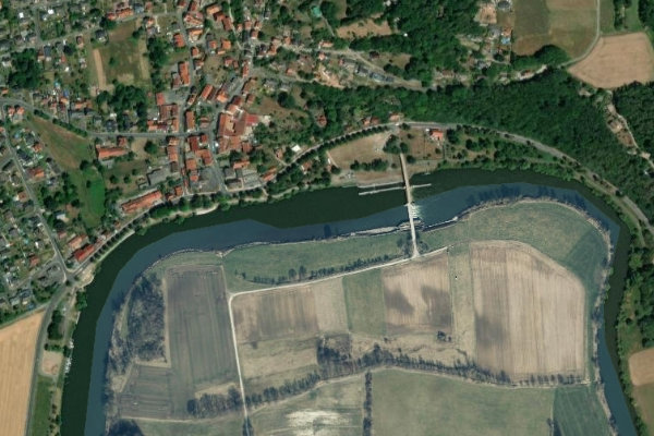 Image satellite des environs de Fulda (Wilhelmshausen)