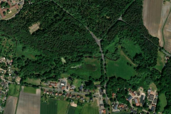 Image satellite des environs de Oste (Zeven)