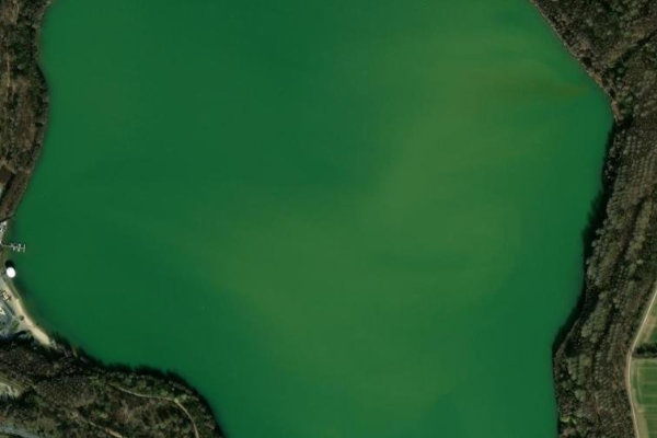 Image satellite des environs de Blausteinsee