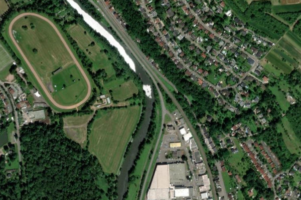 Image satellite des environs de Saar (Saarbrücken-Bübingen)